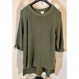 Mote by Anthropologie Sweater, olive green, size L